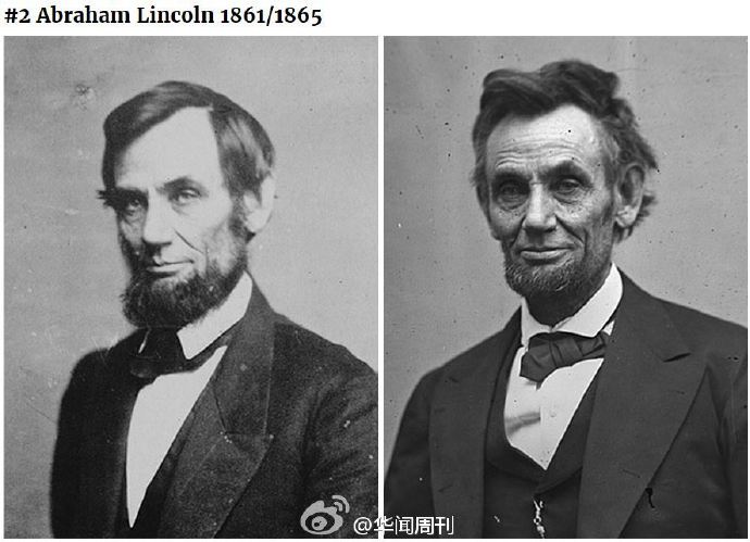 感觉身体被掏空:九位美国总统任期对比照